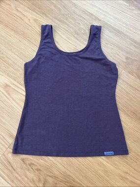 Onno Women's Bamboo Purple Tank Top - size XS